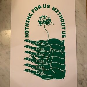 SCREENPRINT POSTER Earthy Floral Boho